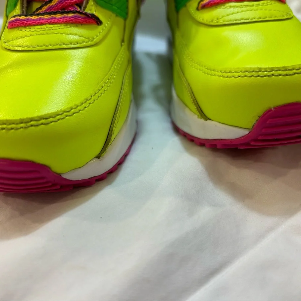 Air Max 90 “Volt Fire Pink” Green Strike/Multi colored - Picture 7 of 9